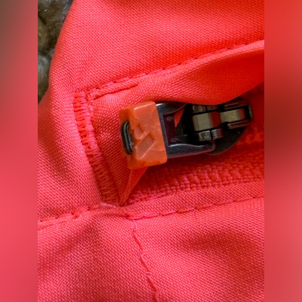ADIDAS athletic shorts with inner liner | Size Medium | Bright coral - Picture 10 of 12
